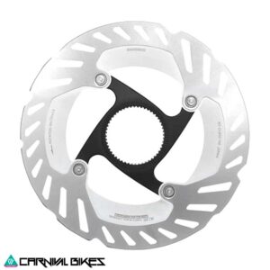Vista frontal del rotor Shimano RT-CL800 SS 140MM para freno a disco