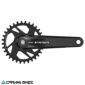 Vista frontal volante Shimano FC-U2000-1 ESSA 7/8 velocidades 170 mm 32 dientes