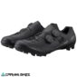 Zapatillas MTB Shimano S-Phyre SH-XC903 negras, vista frontal del par