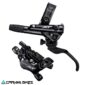 Vista frontal del freno delantero Shimano XT BL-M8100 + BR-M8120 para mountain bike