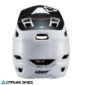 Casco MTB Leatt Gravity 4.0 V25 Blanco DH vista trasera – CARNIVALBIKES Chile