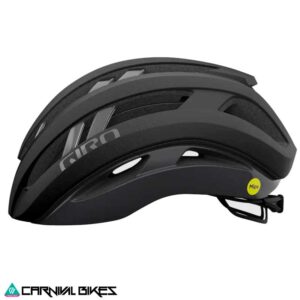 Casco Ruta Giro Aries Spherical Negro vista lateral – CARNIVALBIKES Chile